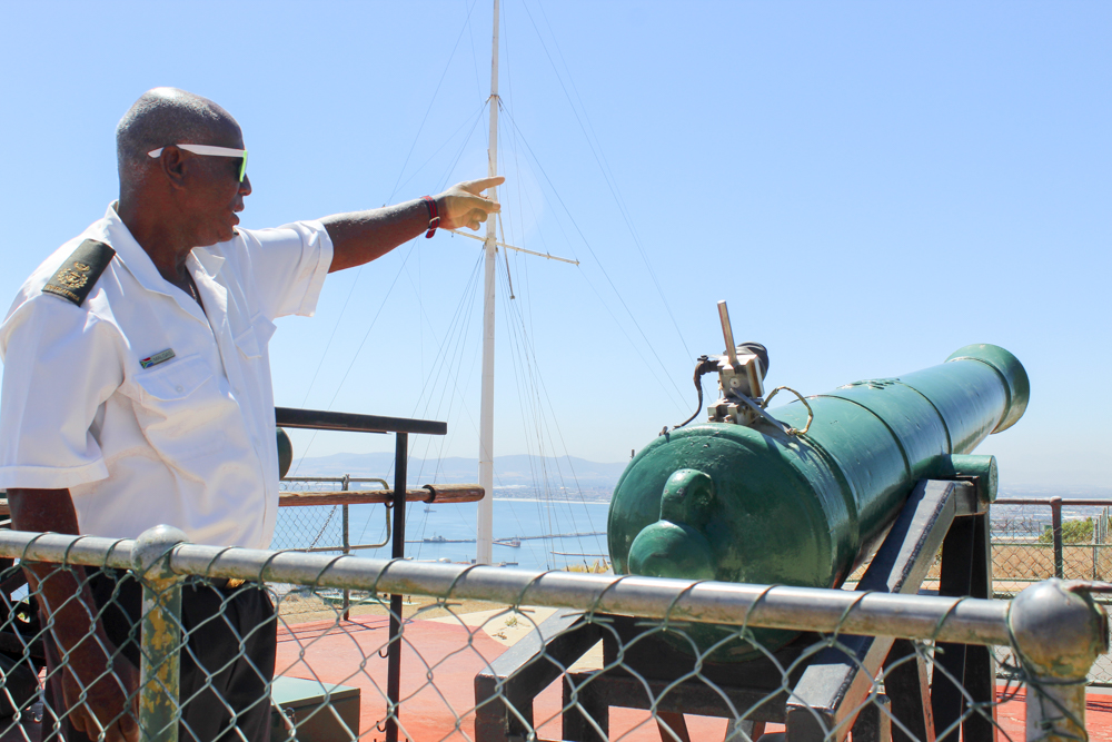 The Noon Gun in Cape Town, South Africa the oldest cannons in daily